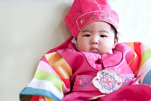 1 год у корейского ребенка